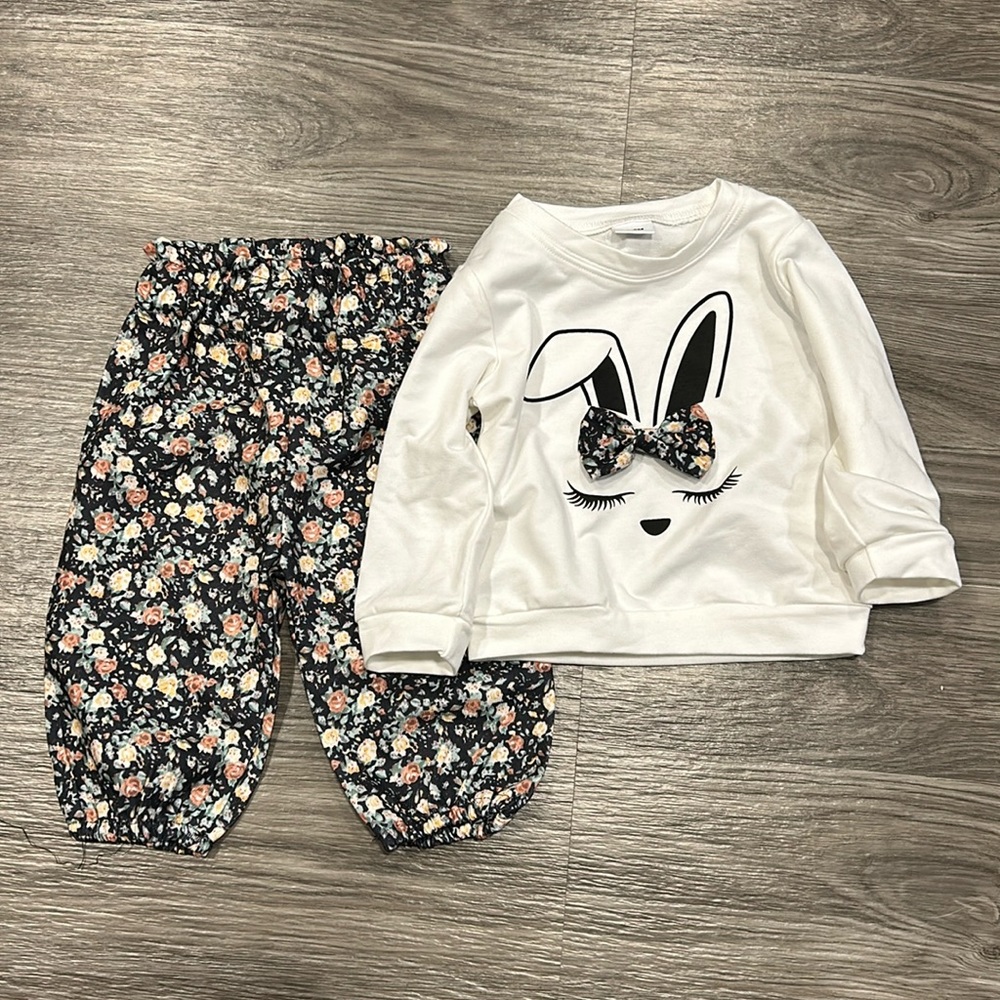 Baby girl 6 to 9 months Easter outfit
